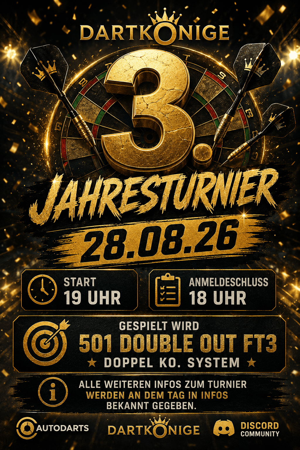 🎯 Jahresturnier 3 steht an! 🎯