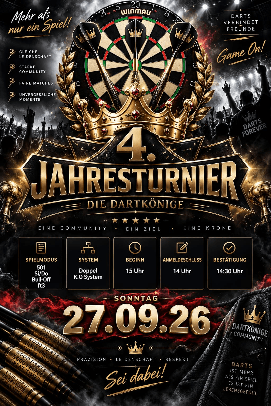 🎯 Jahresturnier 4 steht an! 🎯